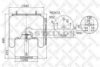 STELLOX 90-09423-SX Boot, air suspension